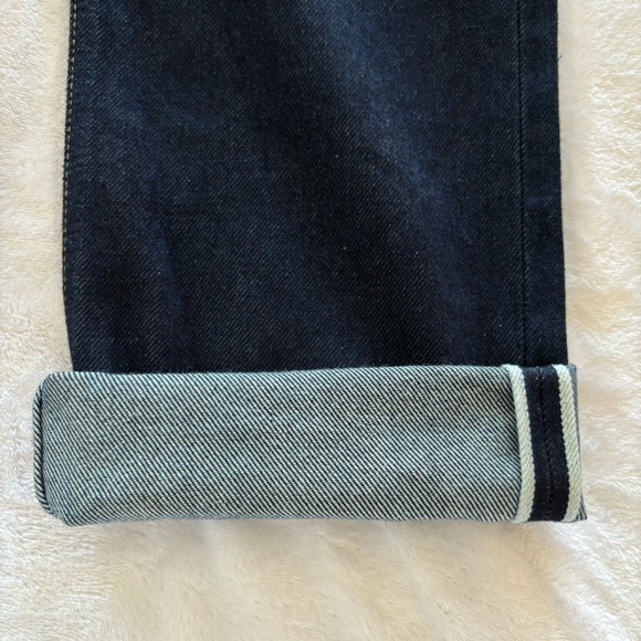 Calvin Klein Classic Straight Button Fly Selvedge Jeans--Sz 24 - Picture 10 of 15